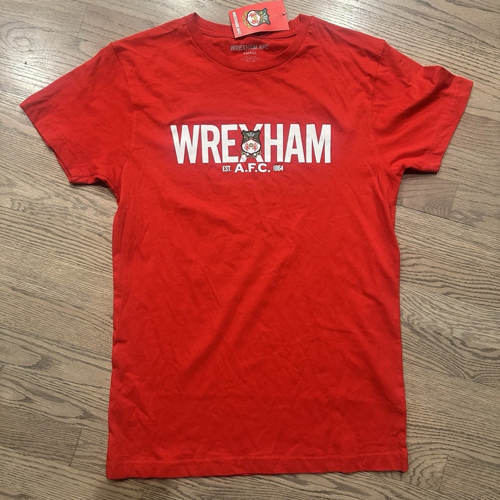 Wrexham AFC 1864 T-Shirt NWT Sz S Football Club Soccer
